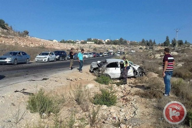 مصرع مواطن في حادث سير بسلفيت