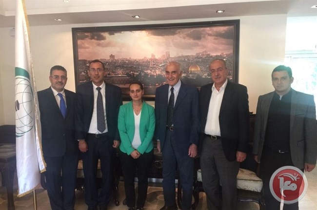 الرويضي يستقبل ممثلين عن صندوق ووقفية القدس والقدس المفتوحة
