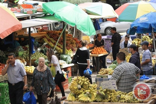 مؤشر الأسعار: ارتفاع في القدس وانخفاض في الضفة وغزة