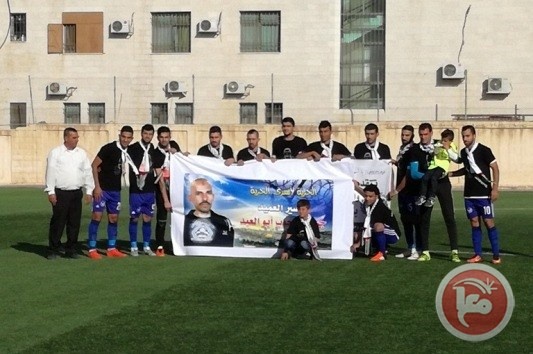 الطفل أحمد دوابشة ركل ضربة البداية في لقاء مركز طولكرم ودورا