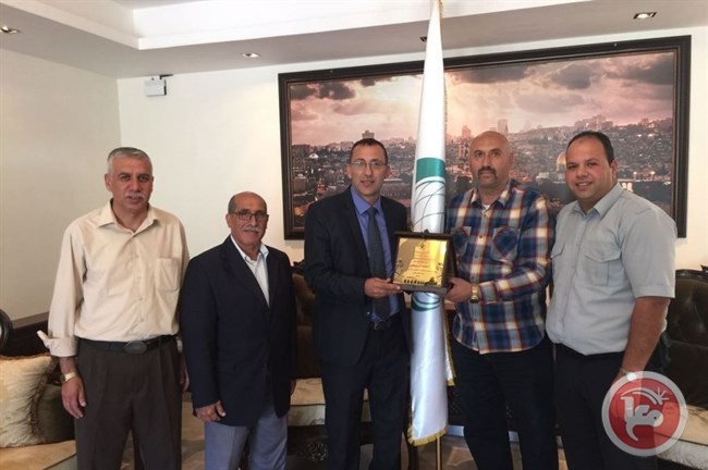 السفير الرويضي يستقبل قادة مفوضية كشافة محافظة القدس