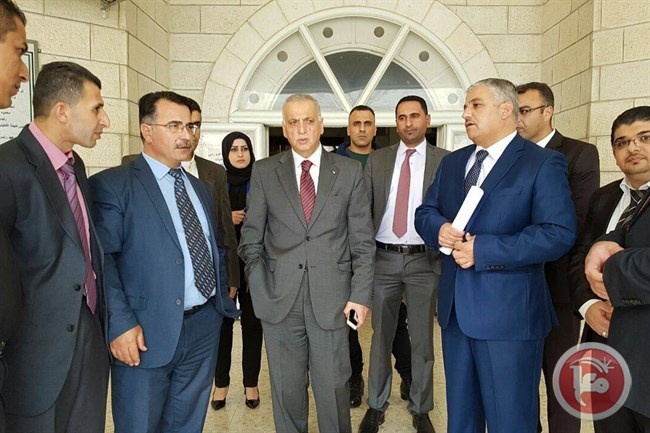 المستشار سعد يتفقد سير العمل في محكمة بيت لحم