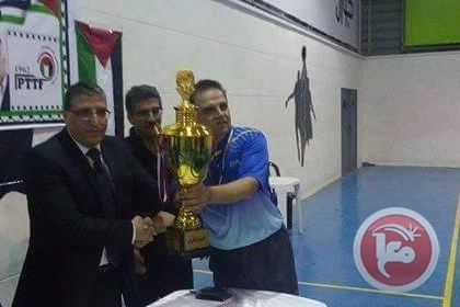 شباب الخليل يظفر بلقب كأس فلسطين لكرة الطاولة