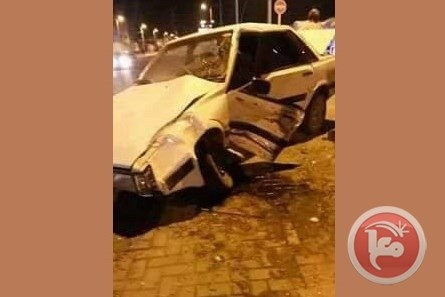 4 اصابات في حادث سير وسط القطاع