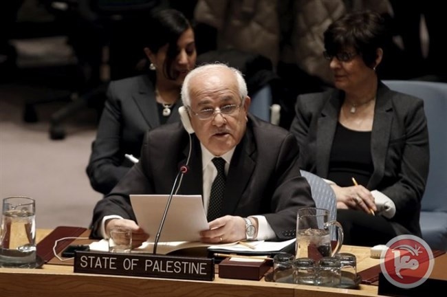 منصور: بعثة فلسطين ترسل مذكرات حول المصادقة على إقامة آلاف الوحدات الاستيطانية