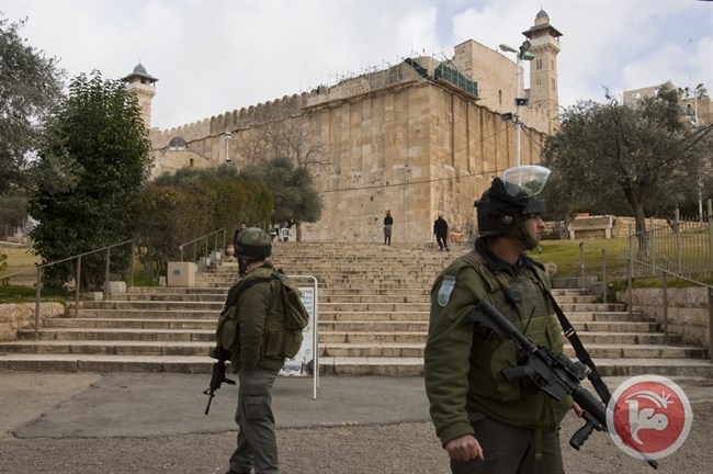الاحتلال يغلق الحرم الابراهيمي بحجة الاعياد اليهودية