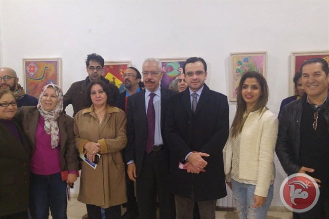 بسيسو يفتتح معرض &quot;طائر الفينيق&quot; لكنان الربعي وآمنة بعجور
