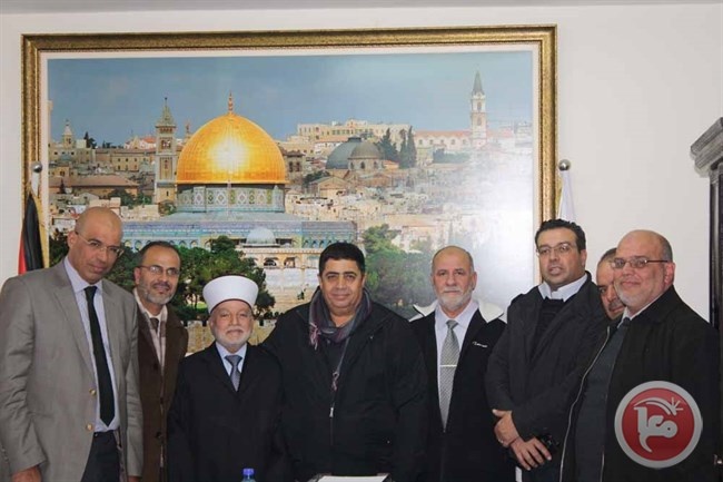 المفتي العام يلتقي السفير الأردني في فلسطين