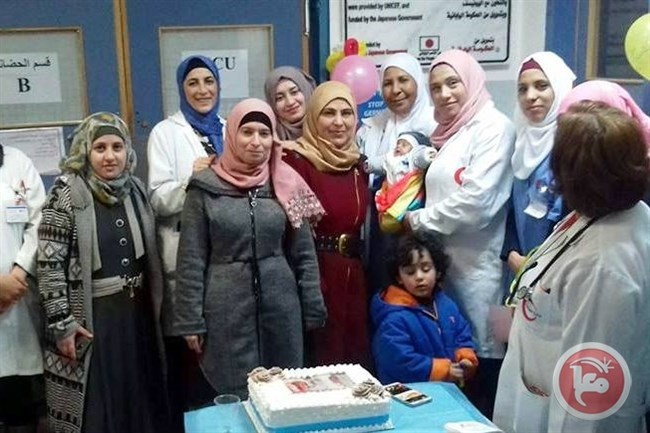 مجمع فلسطين الطبي يسطر قصة نجاح بإنقاذ حياة طفل خداج