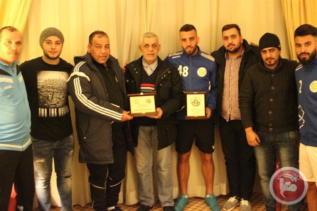 نادي مجد الكروم بلبنان يكرم هيثم ذيب