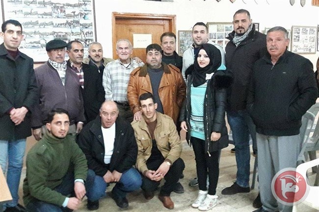 توزيع المناصب الادارية لادارة شباب نابلس