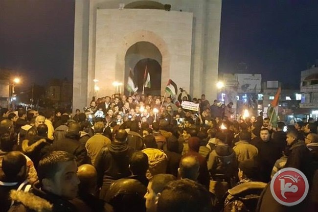 تظاهرة في رفح احتجاجا على أزمة الكهرباء