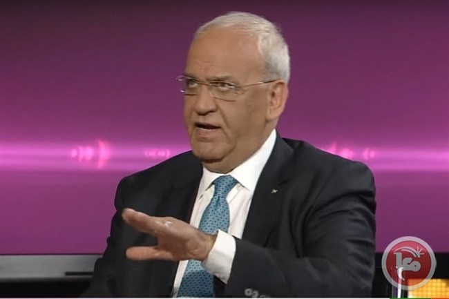 عريقات يطلع وزير الخارجية المصري على نتائج الاجتماع بالوفد الأمريكي