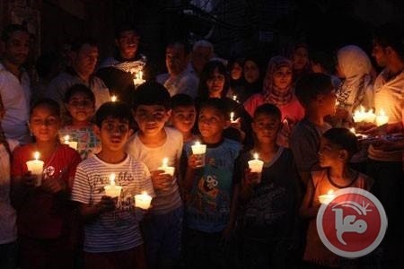 طاقة غزة تقطع الكهرباء احتجاجا