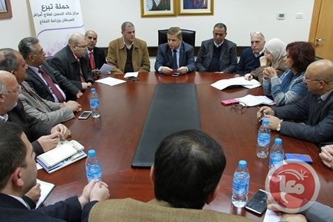 وزير الصحة يجتمع بمدراء المشافي الحكومية