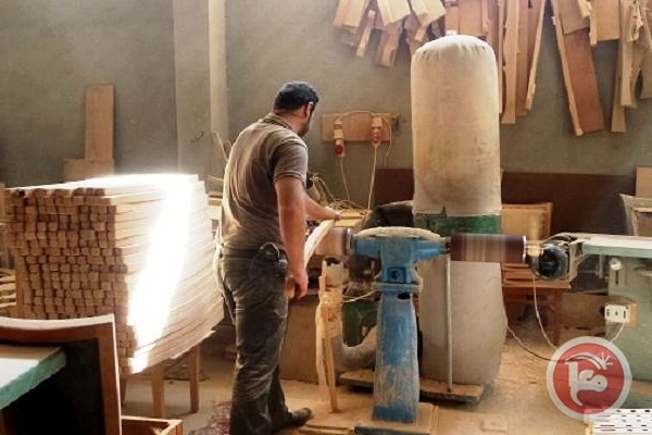 قطاع صناعات الخشب والأثاث في غزة مهدد بالتوقف