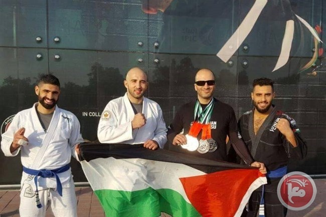 فلسطين تحصد أربع ميداليات في بطولة &quot;جراند سلام&quot; للجوجيتسو