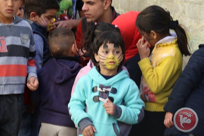 الشبكة الفلسطينية لحقوق الطفل تقيم نشاطا ترفيها لأطفال العروب