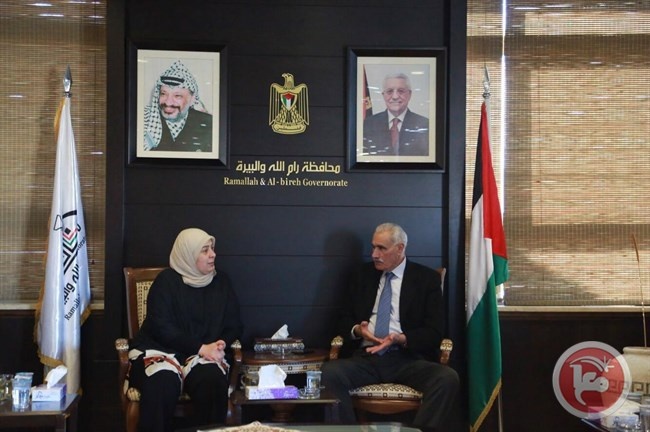 اللواء جبر يلتقي المحافظ غنام والهيئة الامنية في المحافظة