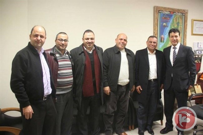 مدير مخابرات نابلس يزور مستشفى النجاح
