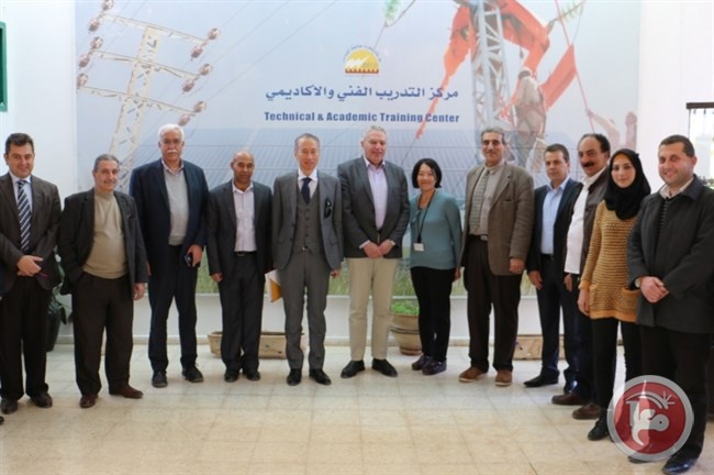شركة كهرباء محافظة القدس تستقبل وفدا يابانيا