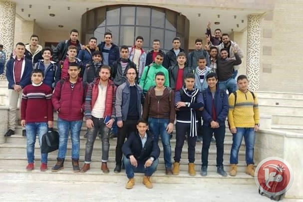 طلبة مدرسة طارق بن زياد يزورون &quot;بوليتكنك فلسطين&quot;
