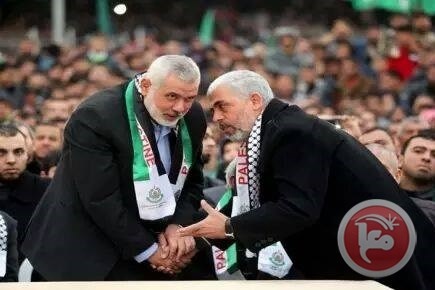 السنوار رئيسا لمكتب حماس السياسي بغزة والحية نائبا له