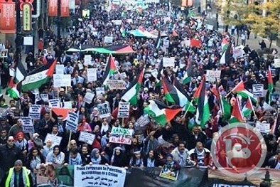 تظاهرات في عدد من الولايات الأمريكية ضد زيارة نتنياهو