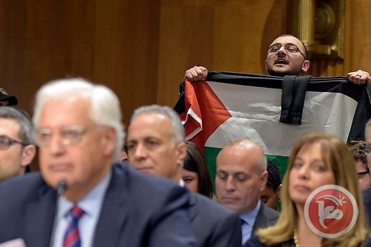 علم فلسطين في الكونغرس الامريكي