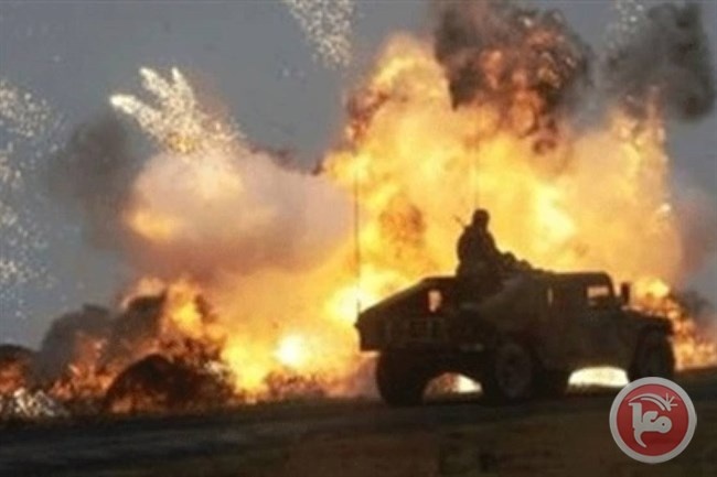 مقتل واصابة 7 جنود مصريين بانفجار وسط سيناء