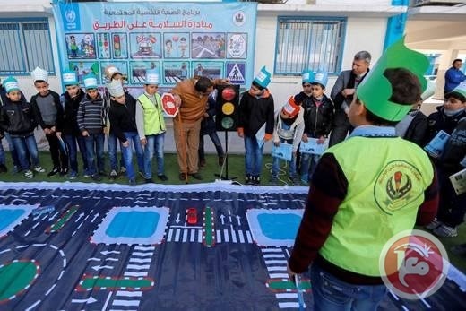 &quot;الأونروا&quot; تنظم مبادرة السلامة على الطريق بغزة