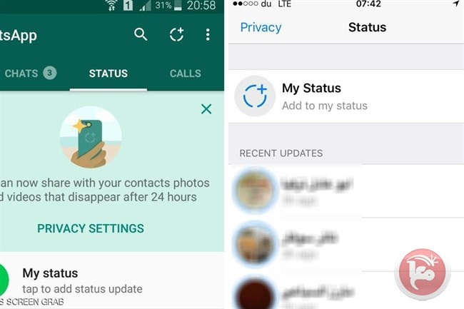 كيف تغيّر الـ&quot;Status&quot; في واتساب إلى فيديو أو صورة؟