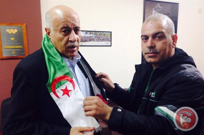 وفد منتخب قدامى اللاعبين يلتقي الرجوب