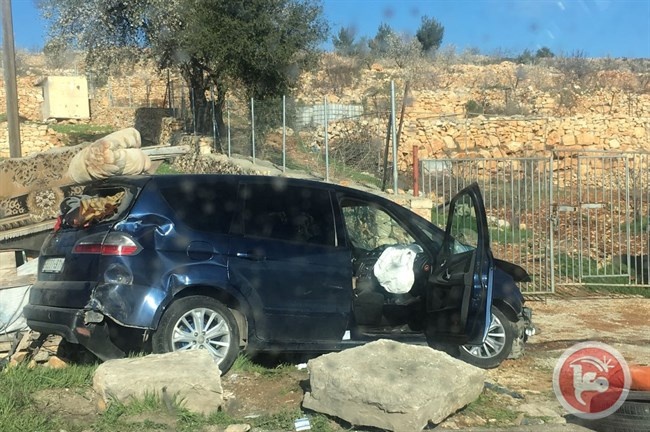 8 اصابات في حادث سير شمال الخليل