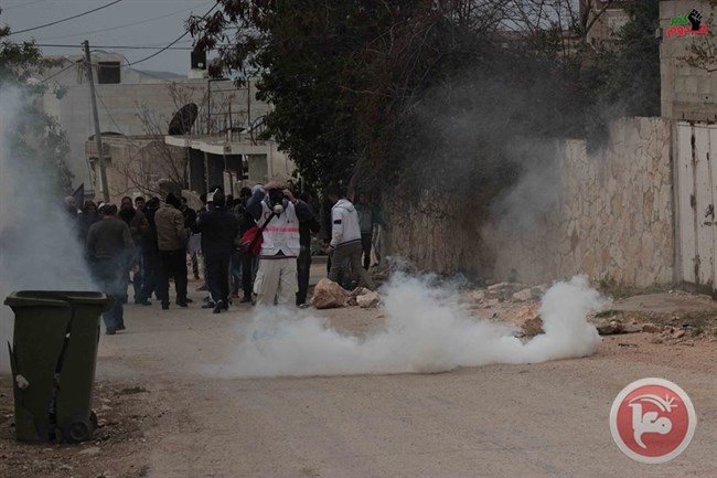 اصابات خلال قمع الاحتلال لمسيرة كفر قدوم