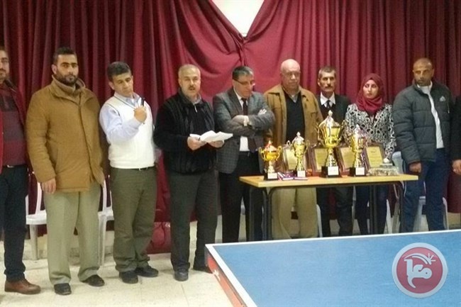 تتويج احمد البشر بطلا لبطولة المرحوم خالد الدوش لكرة الطاولة الفردية