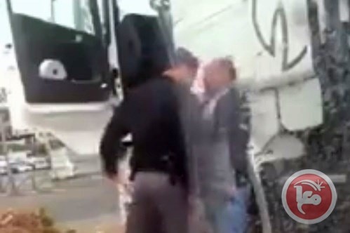 ماحش يحقق مع الشرطي الذي اعتدى على سائق مقدسي