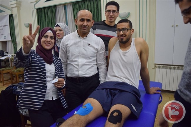 لاول مرة في فلسطين دورة &quot;الاشرطة الطبية&quot; للعلاج الطبيعي