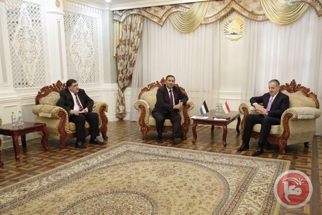 السفير شامية يلتقي وزير خارجية جمهورية طاجيكستان