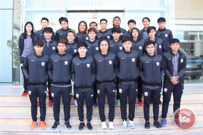 المنتخب النسوي التايلندي يصل فلسطين للمشاركة في التصفيات الآسيوية
