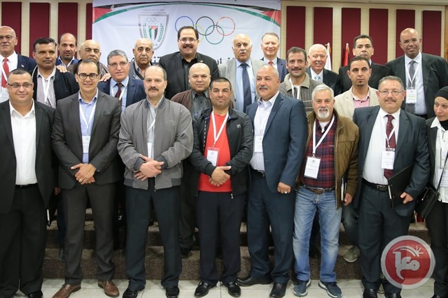 انتخاب الرجوب رئيسا للجنة الأولمبية الفلسطينية لولاية جديدة