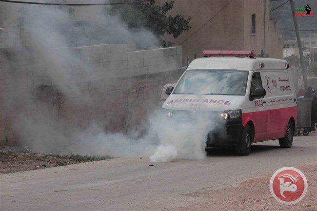 اصابة 3 اطفال بجروح خلال قمع الاحتلال لمسيرة كفر قدوم