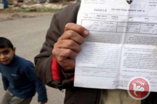 واد النيص- اخطارات بالهدم ومناشدة للتدخل بشق طرق لحماية المنازل