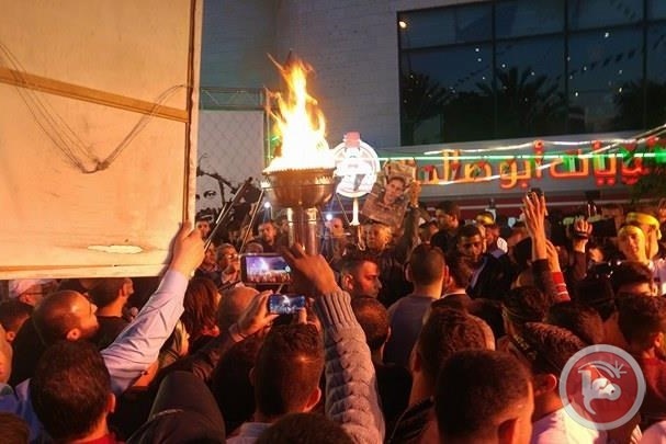 إيقاد شعلة الحرية للأسرى للعام 2017 في نابلس