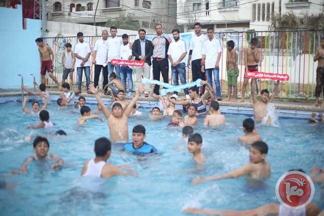 مدرسة الفاخورة &quot;أ&quot; للاجئين تنظم بطولة السباحة الأولى