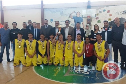 مديرية تربية رام الله تتربع على عرش كرة السلة للذكور على مستوى الوزارة