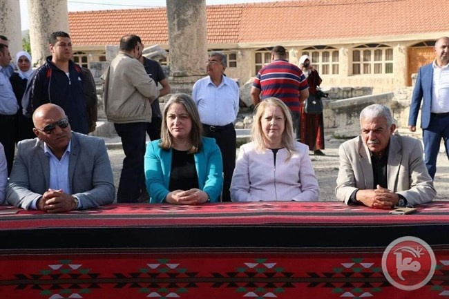 إنطلاق مهرجان الربيع الثامن في سبسطية