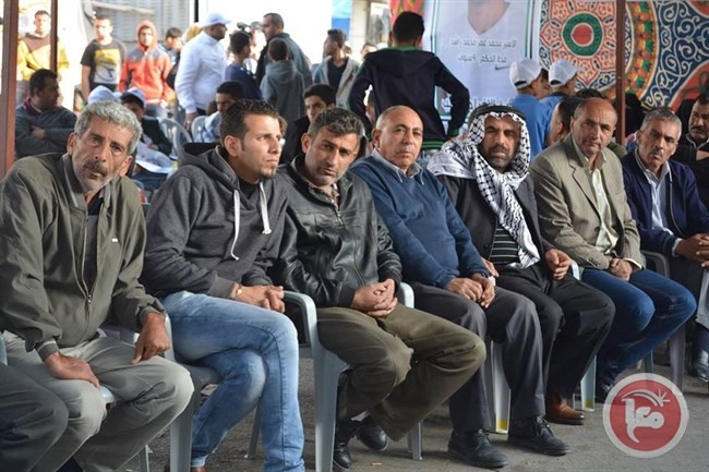 نصب خيمة وتنظيم فعالية تضامنية مع الأسرى المضربين في يطا