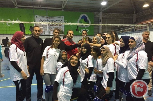 فريق ابداع يتوج بطلا لكأس فلسطين بكرة الطائرة للسيدات
