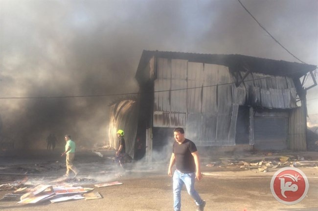 خسائر بالملايين - الاحتلال يتسبب بحرق حسبة بيتا